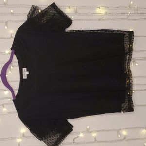 BNWOT Black Swiss Dot Dress Shirt (Kids)